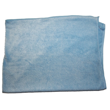 Car Dealer Depot Plush Microfiber Polishing Cloth - 24" X 33" - Blue HT-60